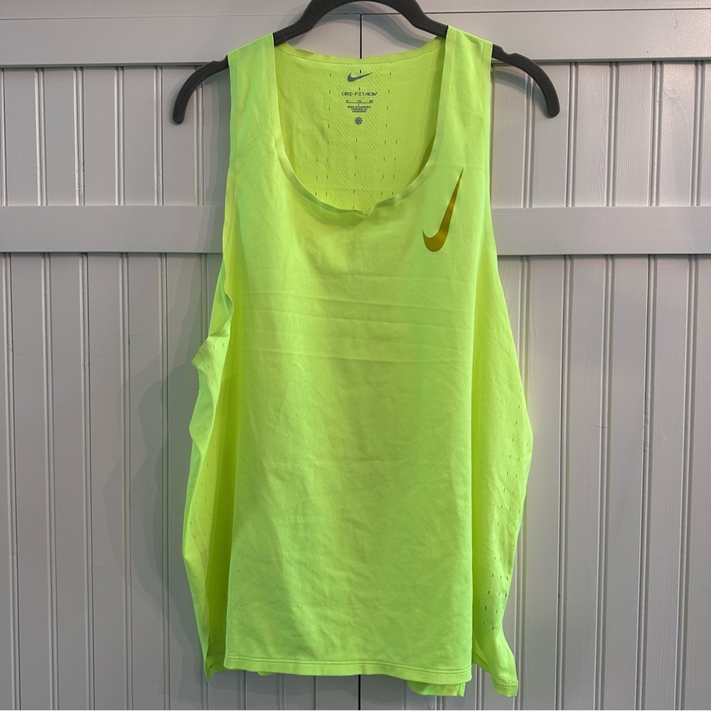 Nike Women's Neon Yellow Tank Top